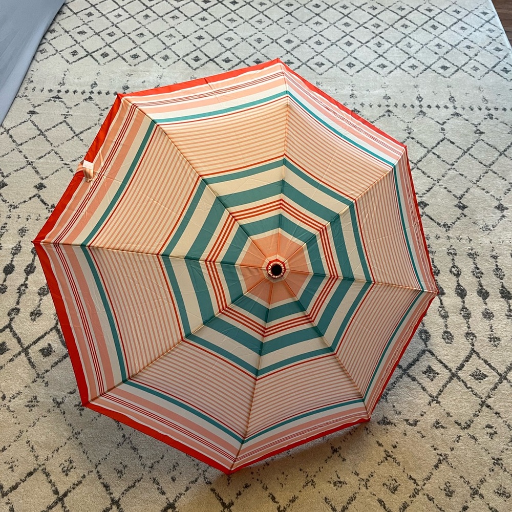 Loft Pink Stripe Umbrella - Brand New